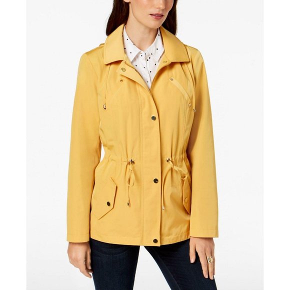 Charter Club Jackets & Blazers - NWT Hooded Anorak Rain Jacket XL Honey Glaze